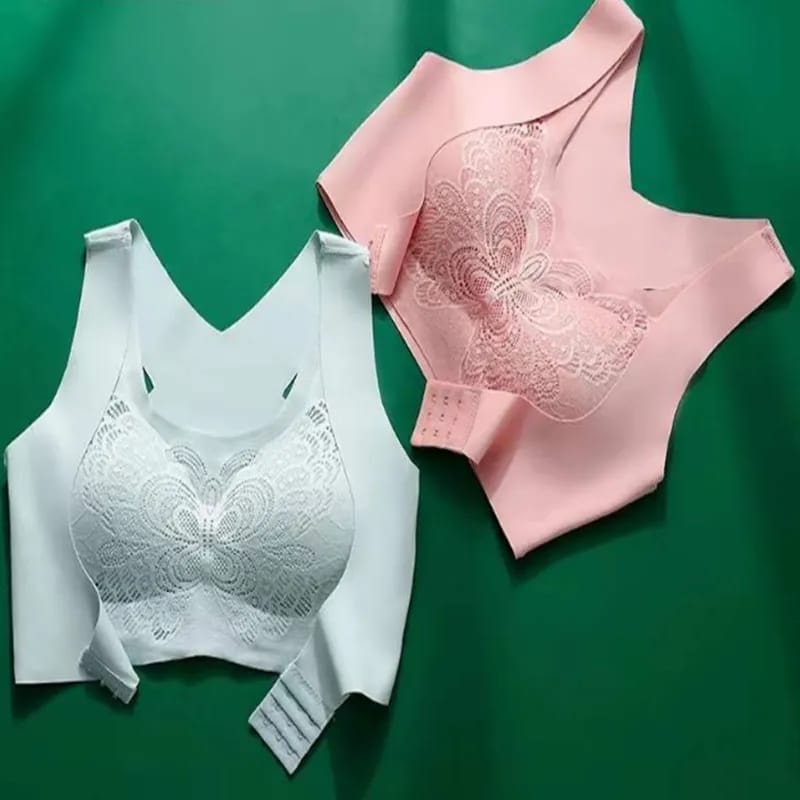 Butterfly Seamless Padded Sports Bra