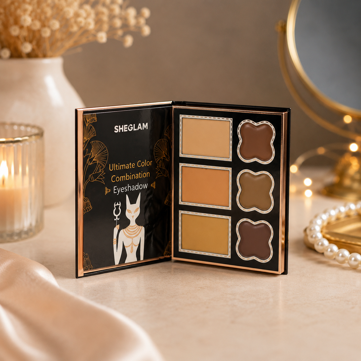 SHEGLAM 5-in-1 Makeup Book Palette – 5-Fold Beauty Kit